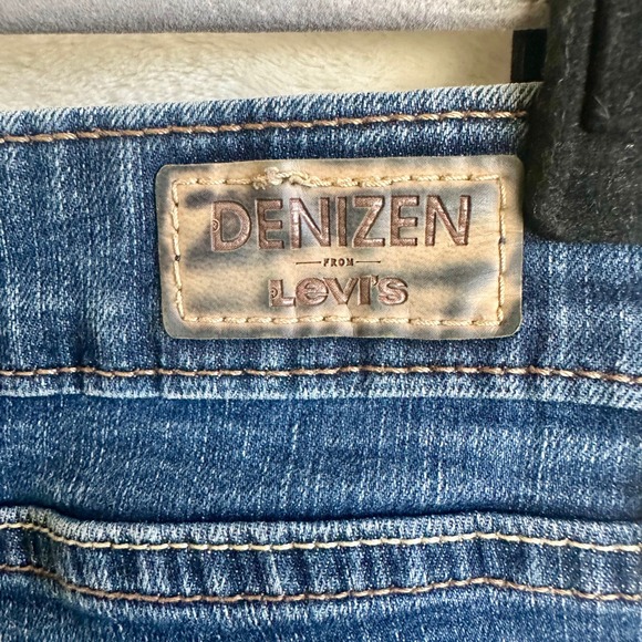 Denizen from Levi's Modern Slim Blue Jeans Skinny Size 14 - Picture 4 of 6